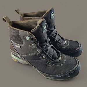 Ahnu Sugarpine F19616G Hiking Boot Brown Women's Size 9.5 Waterproof Vibram New
